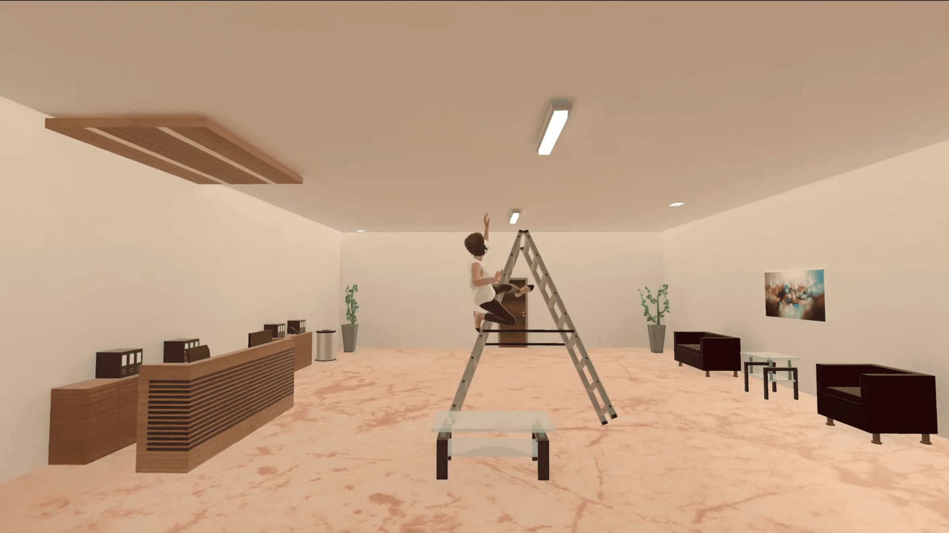 Receptionist Accident – VR Safety Simulation - Image 3